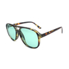 2022 Classic Aviator Pilot Style Fashion Gradient UV Protection Oversized Vintage Big Frame Shades Sunglasses