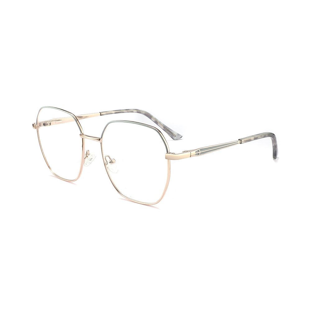 Women Optical spectacle Blue Light Glasses Metal Cat Eye Optical Eyeglasses Frame
