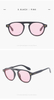 New Retro Round Rivets Sunglasses Men Fashion Jelly Ocean Orange Shades UV400 Trending Women Sun Glasses