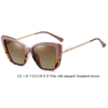 DILICN New Magnetic Clip Opticalframes, Polarized Lenses, Anti-Blue Light opticalframes Fashion Glasses TR and Metal Materiale 95340 Cat eye frame