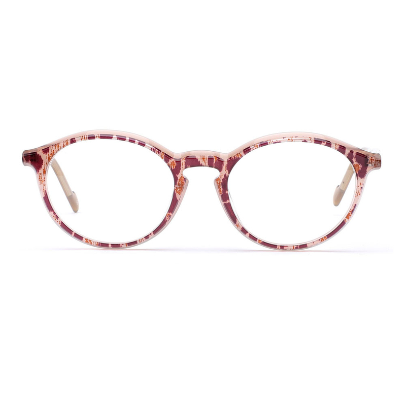 DILICN new unisex acetate round frame small size optical frame fashionable hot selling colorful glasses