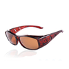 Unisex Wraparound Fitover Glasses Wear Over Sunglasses Overspec Plorized Yellow Night Vision Driving Sun Glasses