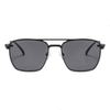 2 In1 Square Eyeglasses Frame Magnet Clip-On Sunglasses Men