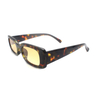 2022 Classic Retro Ladies Clear Rimless Square Lentes De Sol Trendy Sunglasses Vintage Small Rectangle Ocean Plastic Sunglasses