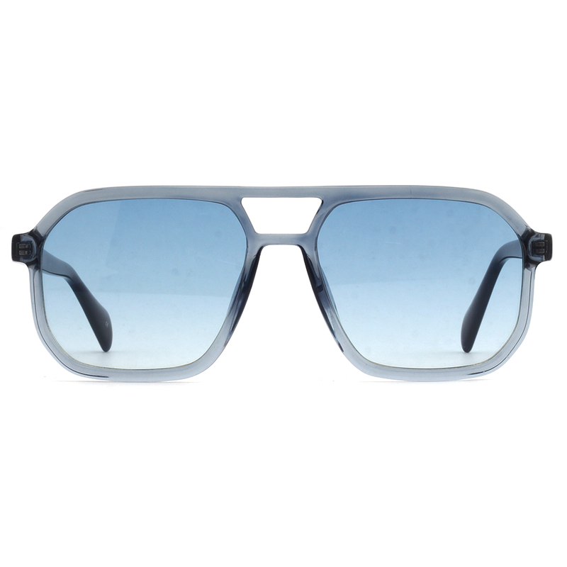 Wholesale Pilot Sunglasses Uv400 Big Frame Acetate Sunglasses For Men Women
