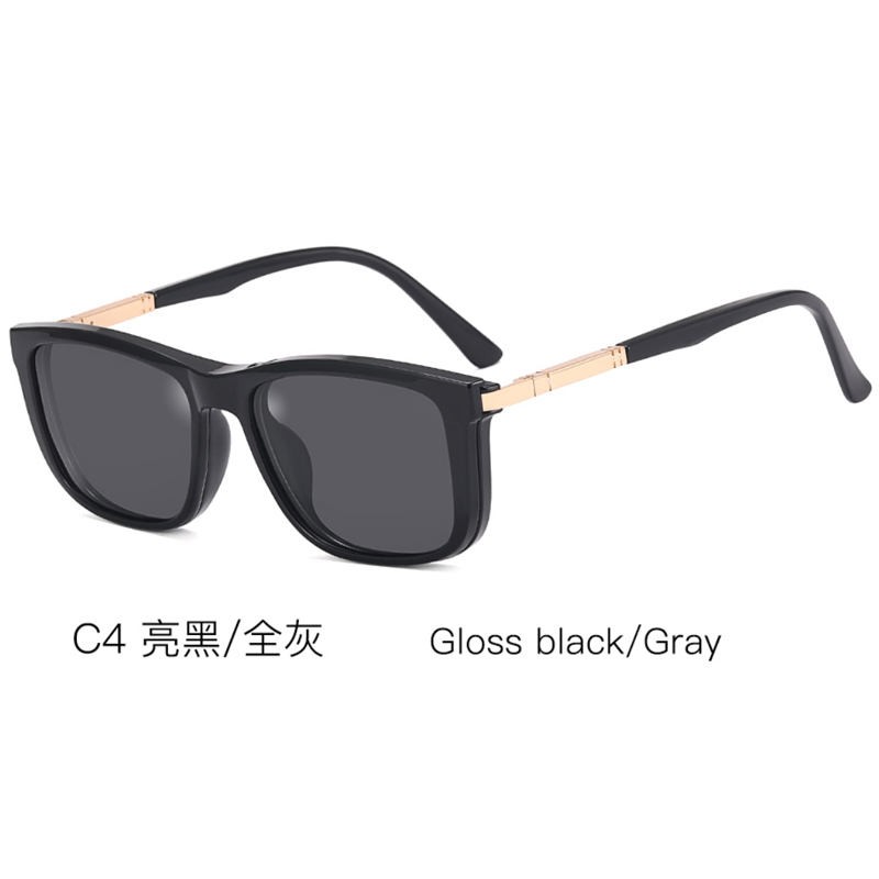 DILICN New 2023 Magnetic Clip Optical Frame, Women’s Polarized Lenses, Anti-Blue Light Glasses Fashion Glasses TR and Metal Mixed Materiale