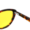 High quality Acetate orange red 99% Anti Blue Light Reflection Flex Cat eye blue light blocking glasses for women