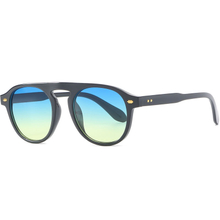 New Retro Round Rivets Sunglasses Men Fashion Jelly Ocean Orange Shades UV400 Trending Women Sun Glasses