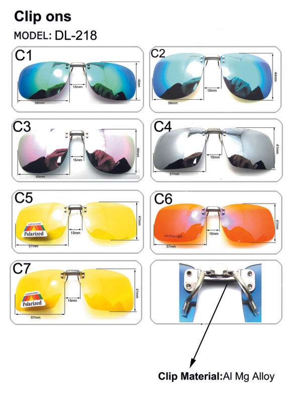 Efficient Unisex Polarized Clip On Sunglasses Near-Sighted Driving Night Vision Lens Anti-UVA Cycling Riding Sunglasses Clip
