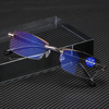 Anti Blue Light Blocking cheap Rimless Reading Glasses Women Men Square Frameless Presbyopic Glasses