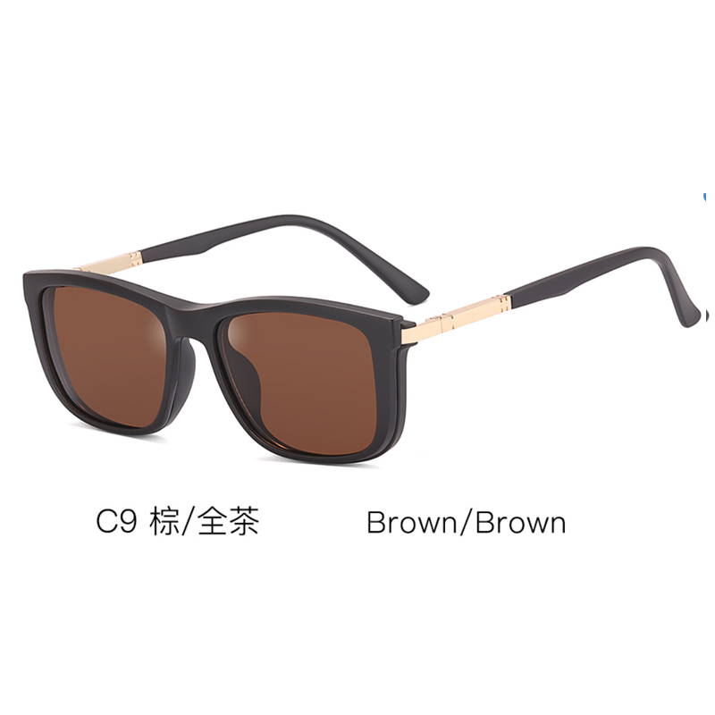 DILICN New 2023 Magnetic Clip Optical Frame, Women’s Polarized Lenses, Anti-Blue Light Glasses Fashion Glasses TR and Metal Mixed Materiale