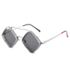 Vintage Eyewear 2024 Retro Square Metal Frame Steampunk Sunglasses Hollow-out Double Bridge frame sunglasses