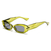 Fashion 2024 Vintage Oval Cat Eye Travel Shades Sunglasses