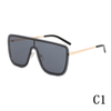 One-piece personality large frame one-piece internet celebrity trend couple sun visor glasses men's and women's sunglasses