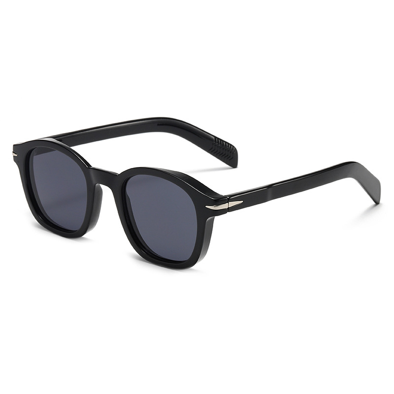 Retro Square Thick Frame Sunglasses Men And Women Sun Glasses Wholesale High-end Feeling Vintage Look Unisex Square Eyewear