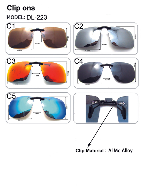 New Unisex Polarized Clip On Sunglasses Near-Sighted Driving Night Vis Lens Anti-UVA Anti-UVB Cycling Riding Sunglasses Clip