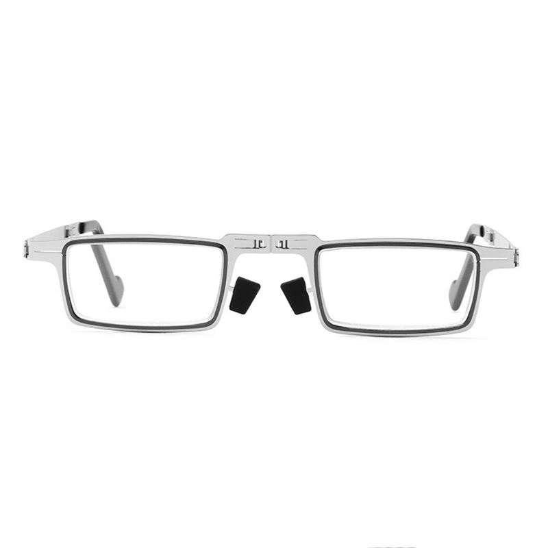 Anti Blue Light Man Women Reading Glasses Blocking Reader Folding Ultra Thin Metal Eyeglasses