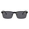 2 In 1 Magnet Clip On Sunglasses Men Metal Square Shades Sun Glasses Optical Myopia Eyeglasses Frame