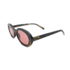 Wholesale Custom Logo 2022 Sun Glasses Plastic Shades Women Men Oval Sunglasses