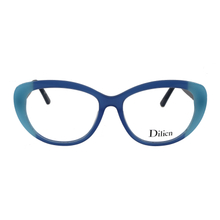 DILICN 2023 New Fashion Splicing Color Style Women's Acetate Fiber Optical Frame